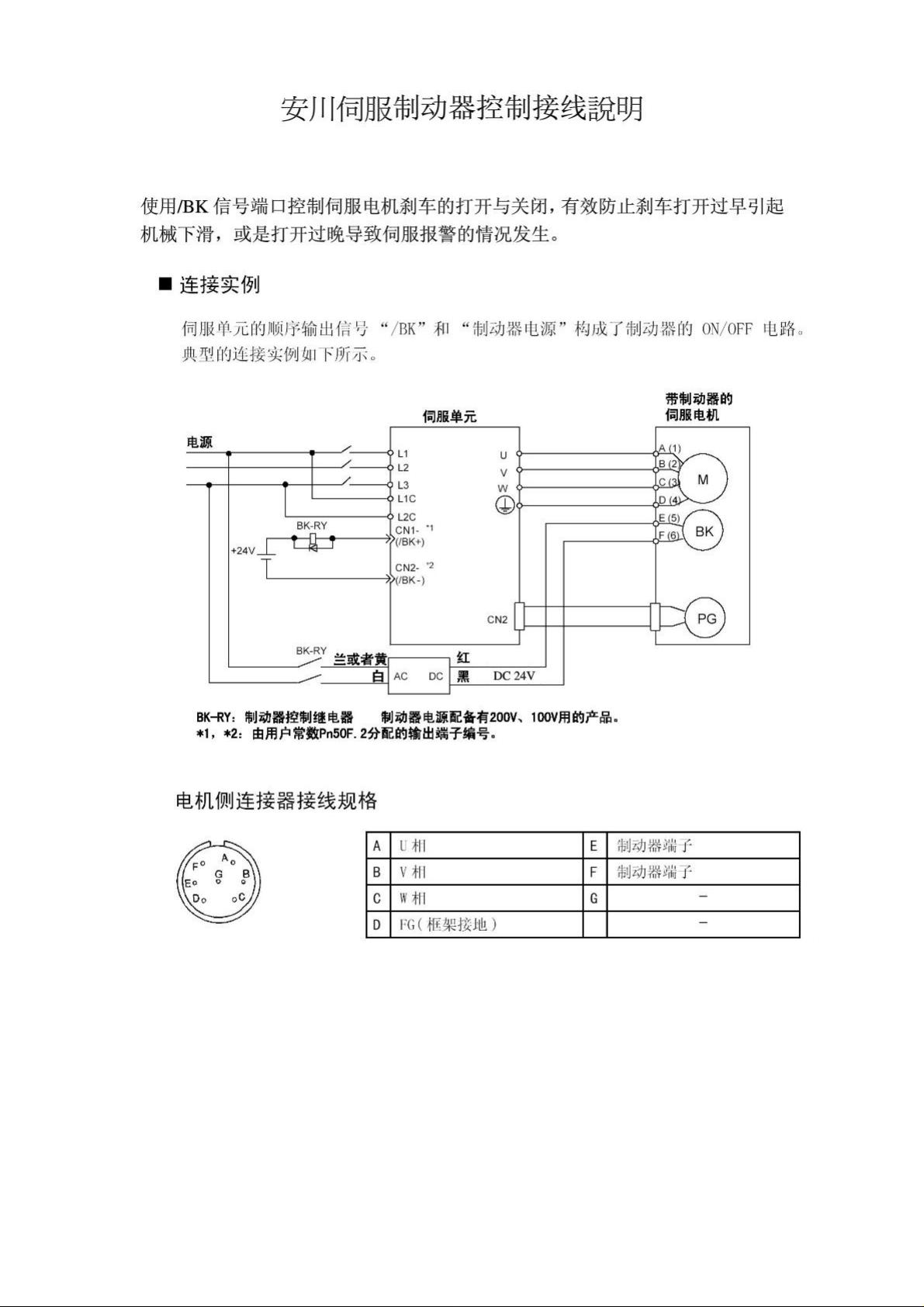 pdf_安川伺服刹车电阻接线图