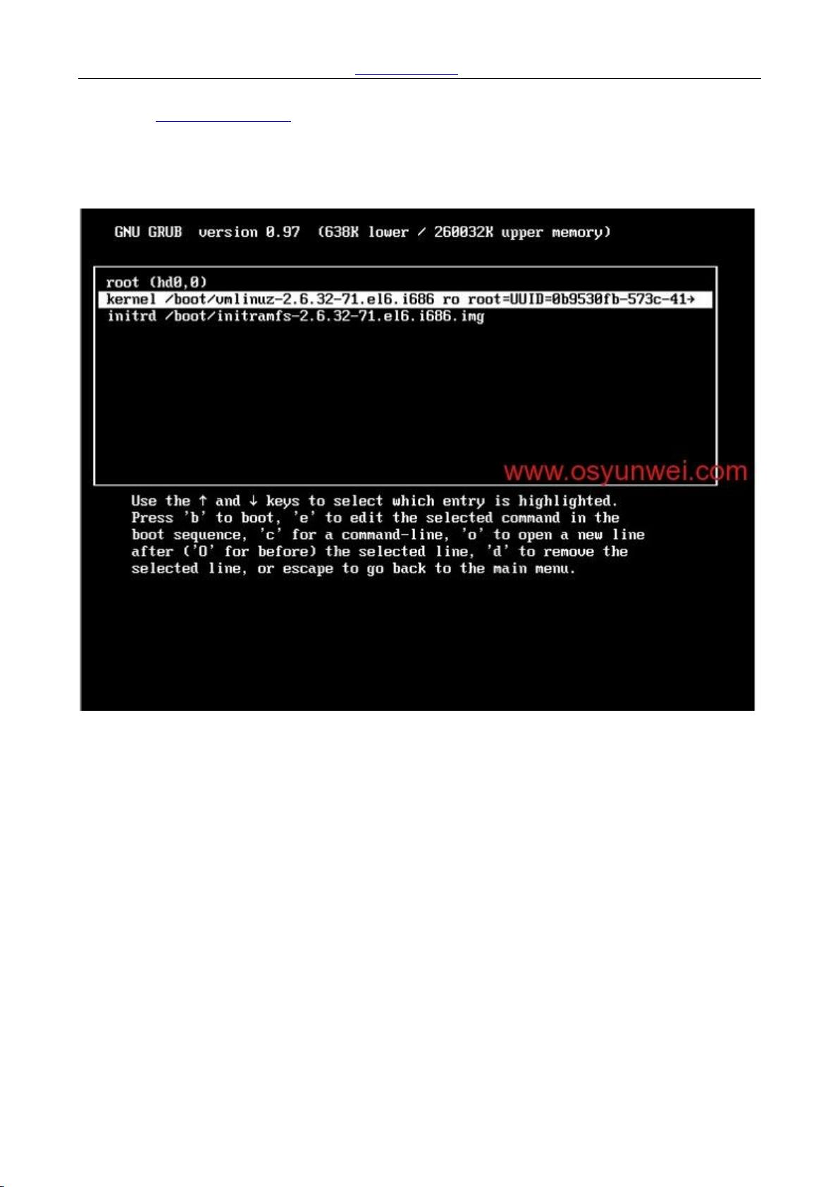 Centos6.X忘记密码 单机下修改root密码  第1张