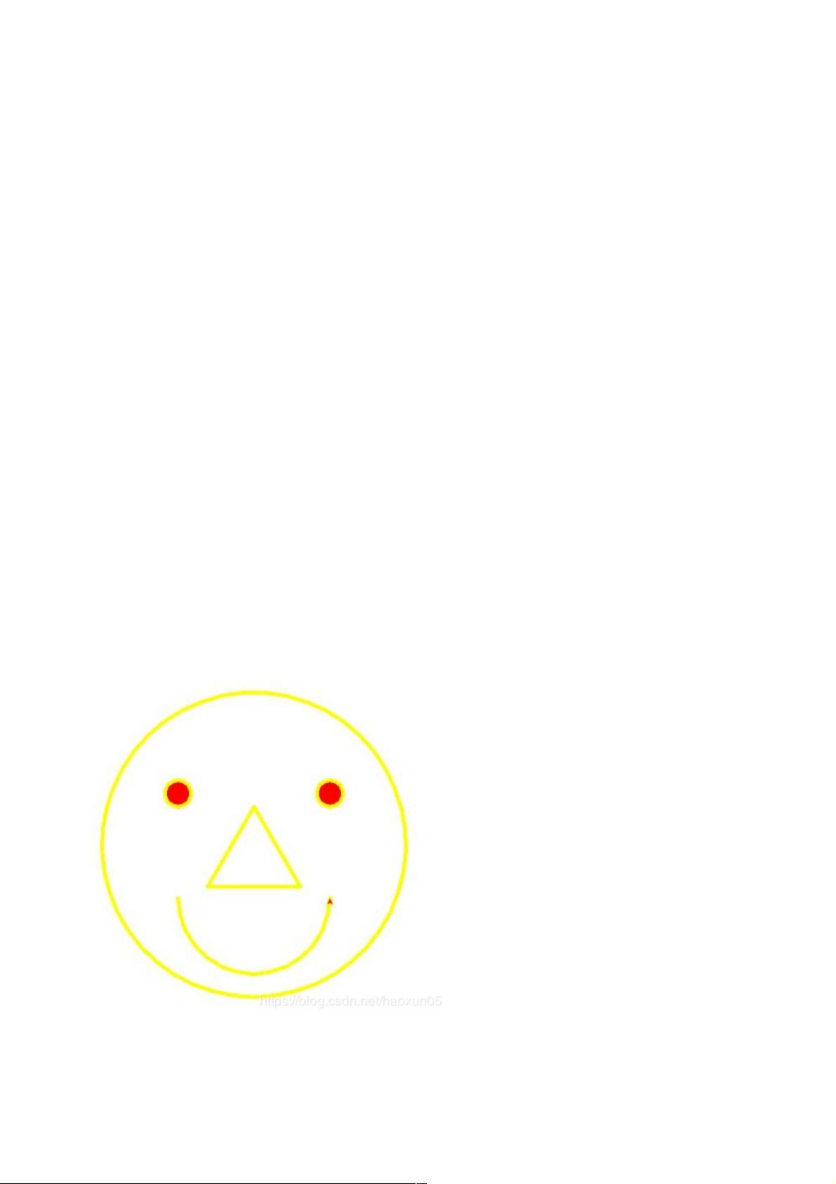 python基础教程利用turtle库绘制笑脸和哭脸的例子