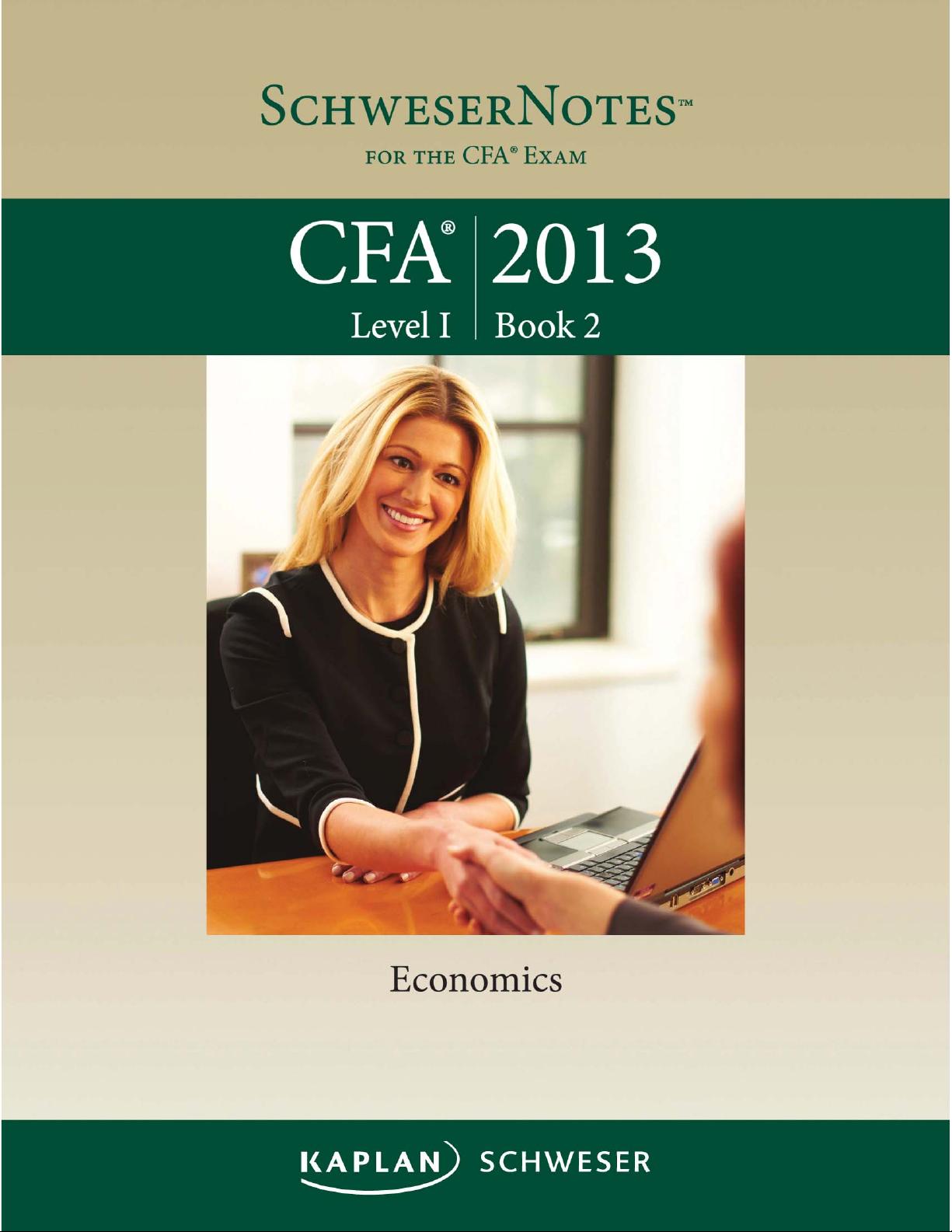 CFA LEVEL 1 NOTES 电子版- 金融