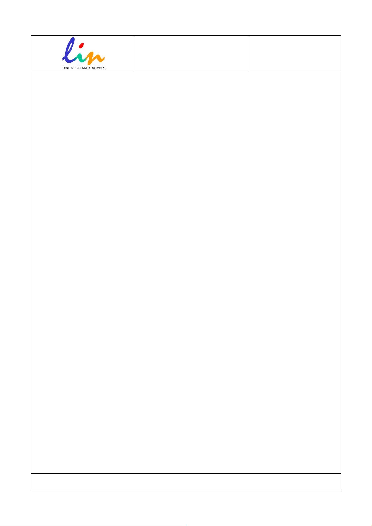 LIN协议规范《LINSpecificationPackageRevision2.2A》_LIN消息帧与诊断帧解析资源-CSDN下载