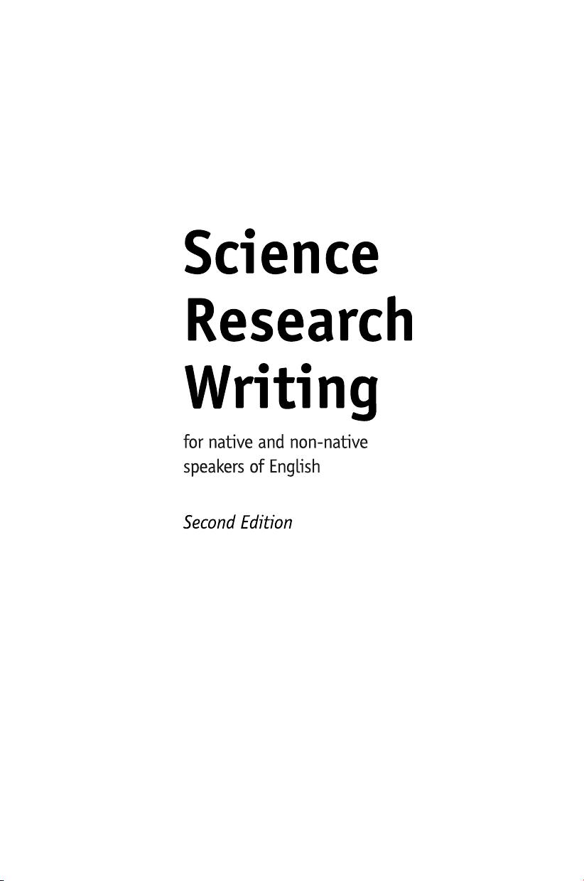 Scienceresearchwritingfornon-nativespeakersofEnglish.pdf资源-CSDN下载