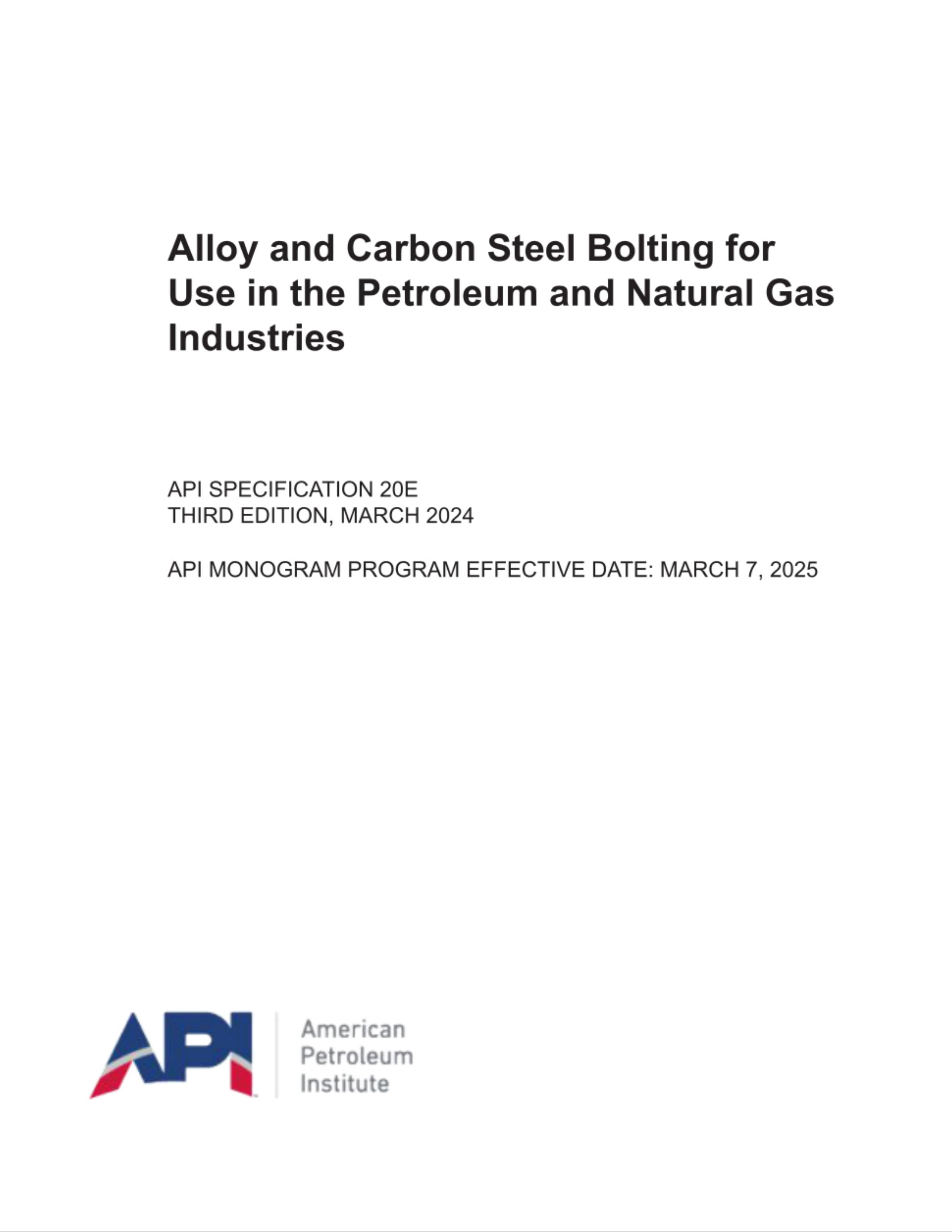 API20E-2024石油和天然气工业用合金和碳钢螺栓AlloyandCarbonSteelBoltin资源-CSDN下载
