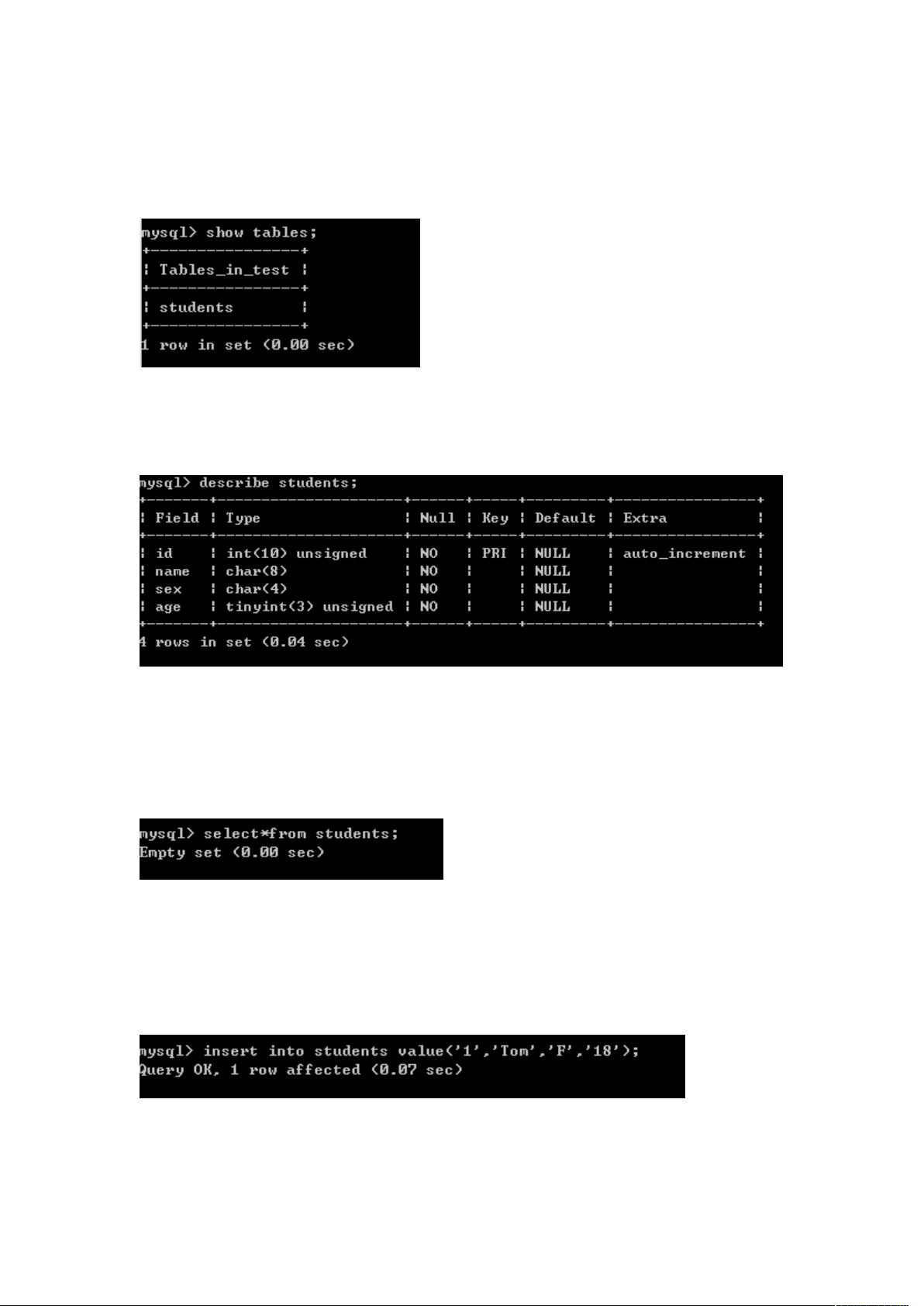 如何在MySQL中创建企业信息数据库表？