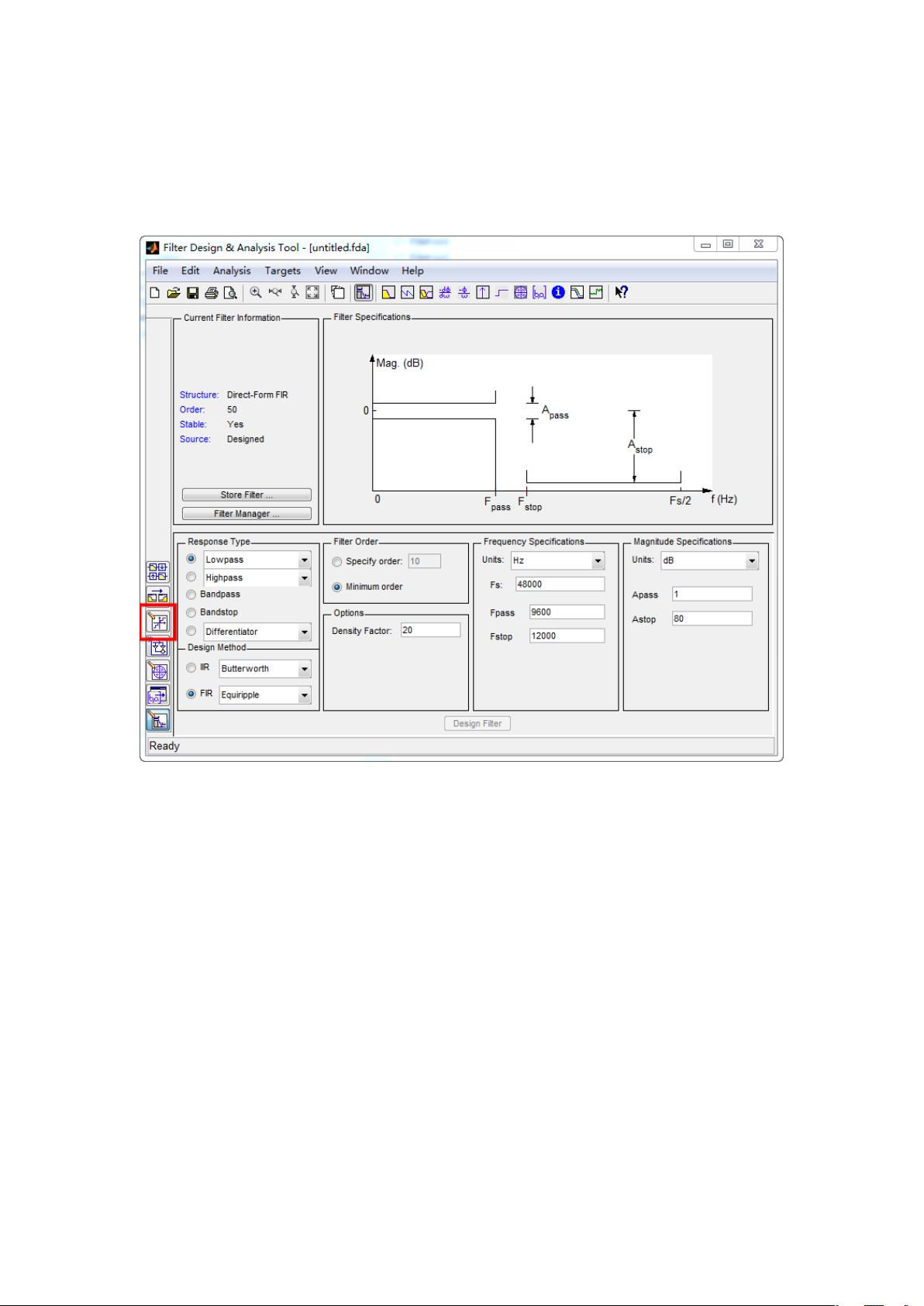 MATLAB FDATool设计定点FIR滤波器系数并导出COE文件用于ISE FPGA实现 - CSDN文库